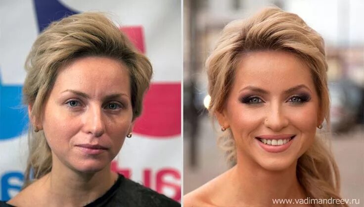 Макияж 35 лет 20 Spectacular Before & After Makeup Photos By Vadim Andreev.. Facts Worth Shari