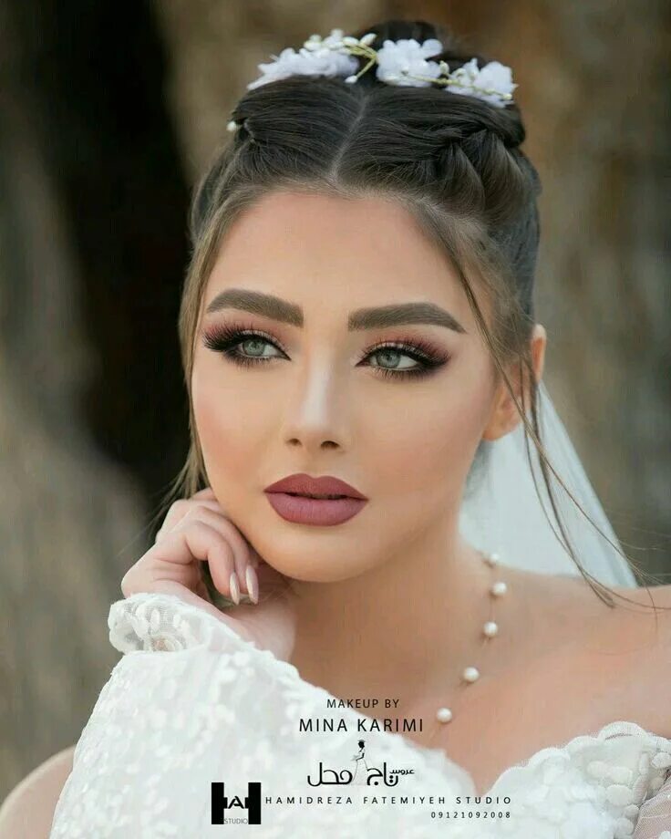 Макияж 4 Pin by عاشقه الحياة on Beautiful face Bridal makeup wedding, Bridal makeup, Wedd