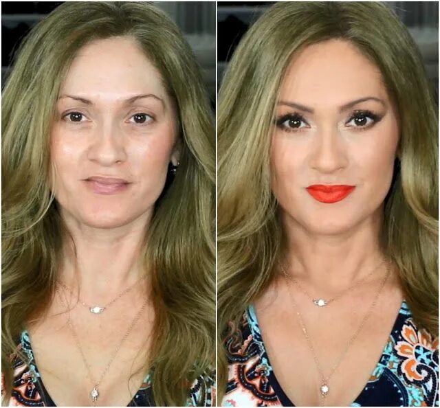Макияж 40 лет карие глаза OVER 40 MAKEUP TUTORIAL Desi X Katy & Carli Bybel Hooded eye makeup tutorial, Ma