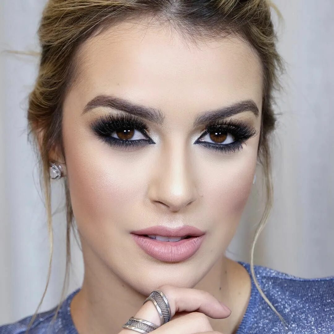 Макияж 40 вечерний для карих глаз 40 ideias de maquiagem para casamento cheias de personalidade e estilo Gorgeous 