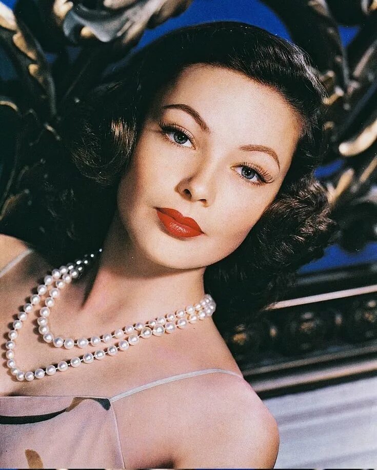 Макияж 40х годов The Most Popular Female Celebrity The Year You Were Born Gene tierney, Beroemdhe