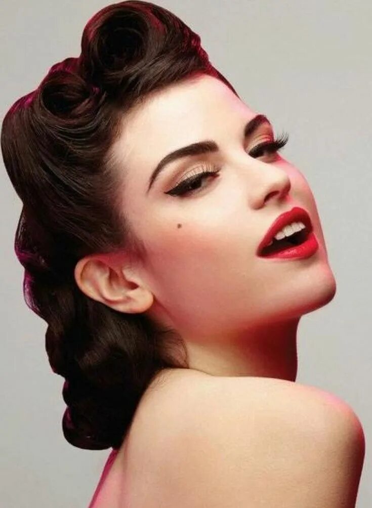 Макияж 50 годов фото peinados pin up peinados pin up pelo corto peinados pin up pelo largo peinados p