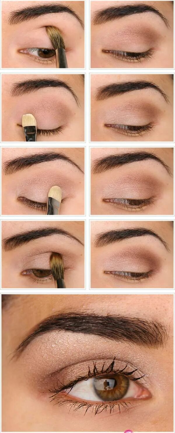 Макияж 50 на каждый день пошагово 15 tutos de maquillages pour les yeux que vous allez adorer Lidschatten anleitun