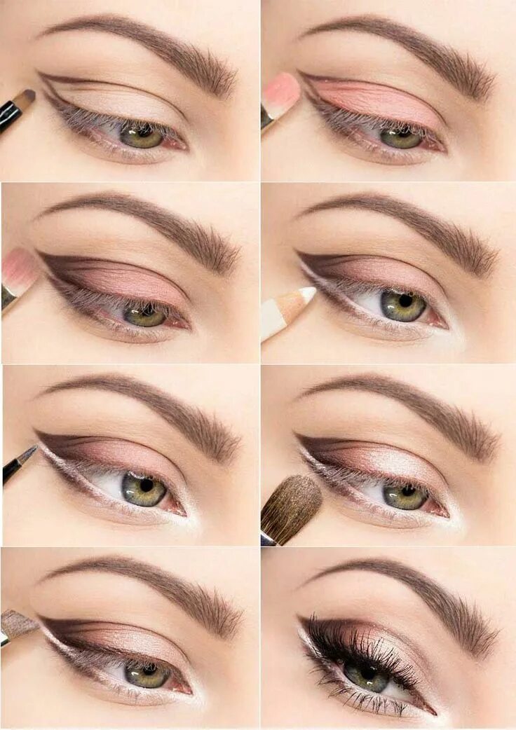 Макияж 50 на каждый день пошагово 15 Holiday Makeup Ideas You want to Try - Pretty Designs Макияж глаз, Идеи макия