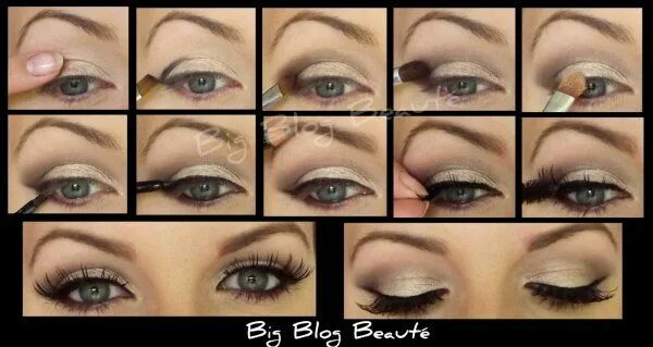 Макияж 55 пошаговая инструкция с фото Tuto beauté 1 - Beautiful-Girl Tuto beauté, Tuto maquillage, Maquillage