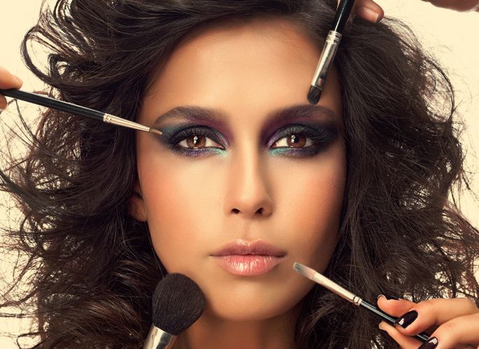 Макияж 6 букв Indian Bridal Makeup Tips For Dark Skin - Weddingplz Blog Maquillaje novia, Maqu