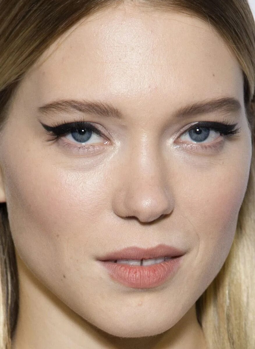 Макияж 60 нависшее веко Close-up of Léa Seydoux at the 2015 Amsterdam premiere of 'Spectre'. French beau