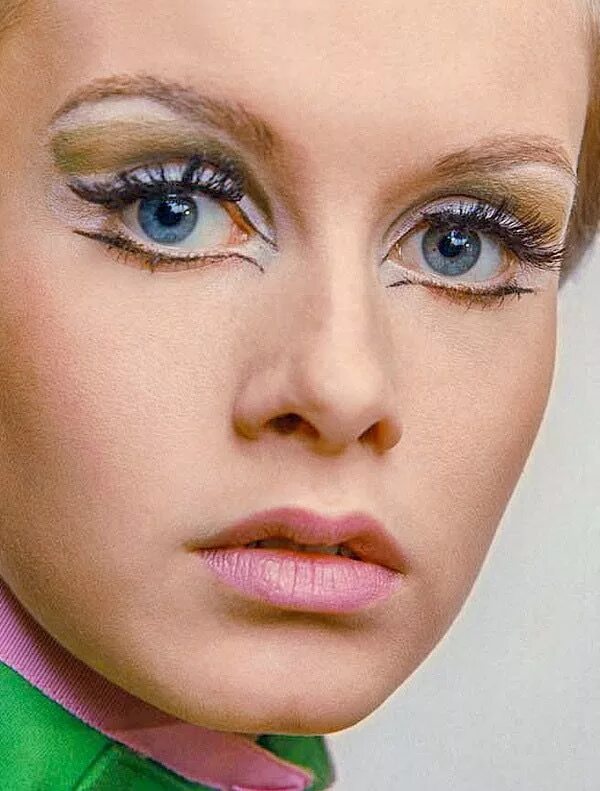 Макияж 60 пошагово фото Pin on Twiggy Twiggy, Beauty inspiration, Colorful makeup