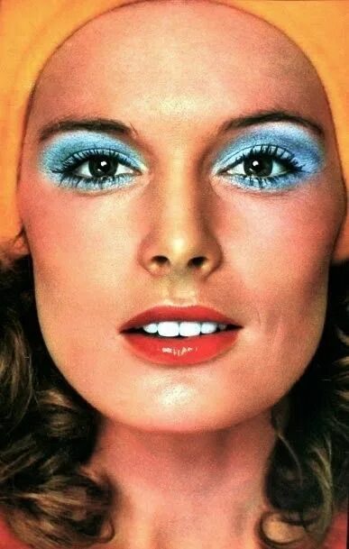 Макияж 70 Make up 1971 70s makeup, 1970 makeup, Vintage makeup