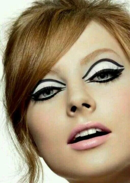 Макияж 70 Pin by Tisha Muller on makeup 60s makeup and hair, 60s makeup, 70s makeup