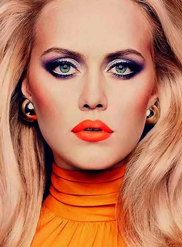 Макияж 70 годов 70’s Style Makeup For The Dressing Style 70s makeup, Disco makeup, Eye makeup pi