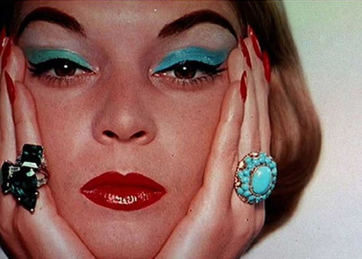 Макияж 70 годов ссср Historia del Maquillaje 1950 Makeup, 50s makeup, 1950s makeup