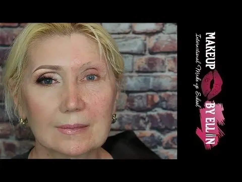 Макияж для нависшего века красный Возрастной макияж для впалых глаз и танцующая бровь модели. Выпуск 104 - YouTube