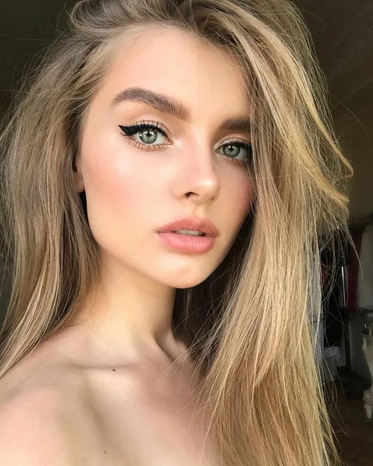 Макияж для русых фото Pin by Jeshua jafet on Guardado rápido Cute makeup looks, Cute makeup, Hair make