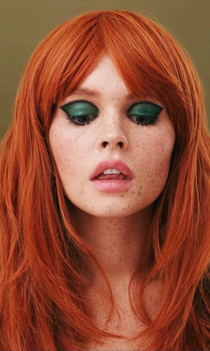 Макияж для рыжих с зелеными глазами Рыжие вдохновение Cabello rojo hermoso, Maquillaje para el cabello, Belleza del 