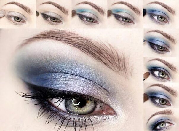 Макияж для серо голубых глаз пошагово Макияж пошагово Makeup, Easy makeup tutorial, Makeup tutorial