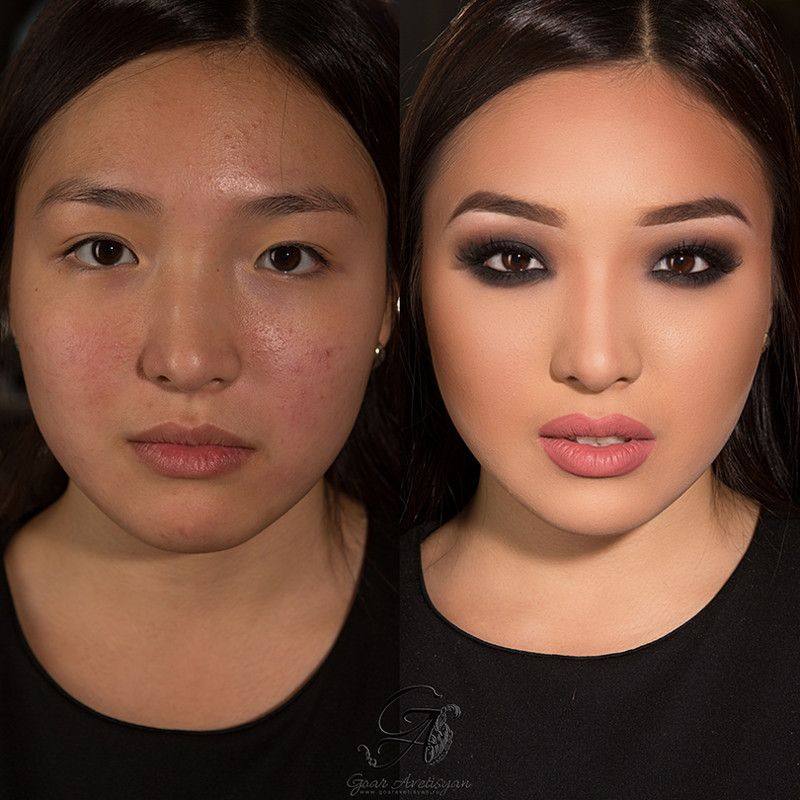 Макияж для узких глаз Pin on make up Contour makeup, Makeup transformation, Asian eye makeup