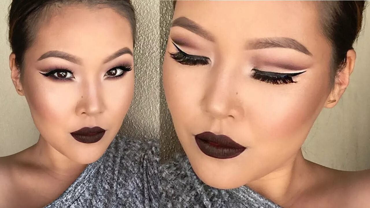 Макияж для узких глаз с нависшими ZERO SPACE w/ CUT CREASE EYE MAKEUP + Suitable for Hooded Eyes MARLA NYAMDORJ - 