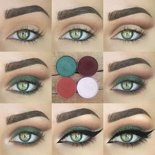 Макияж для зеленых глаз после How to Make Your Eyes Look Bigger and Attractive with Makeup Makeup looks for gr
