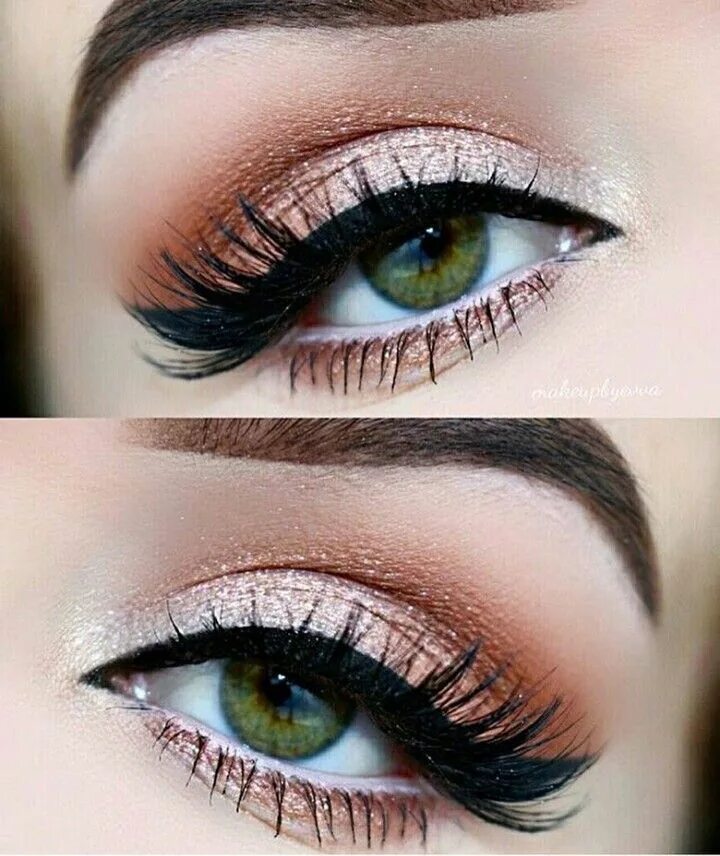 Макияж для зеленых глаз после Loading... Neutral eye makeup, Red eye makeup, Orange makeup