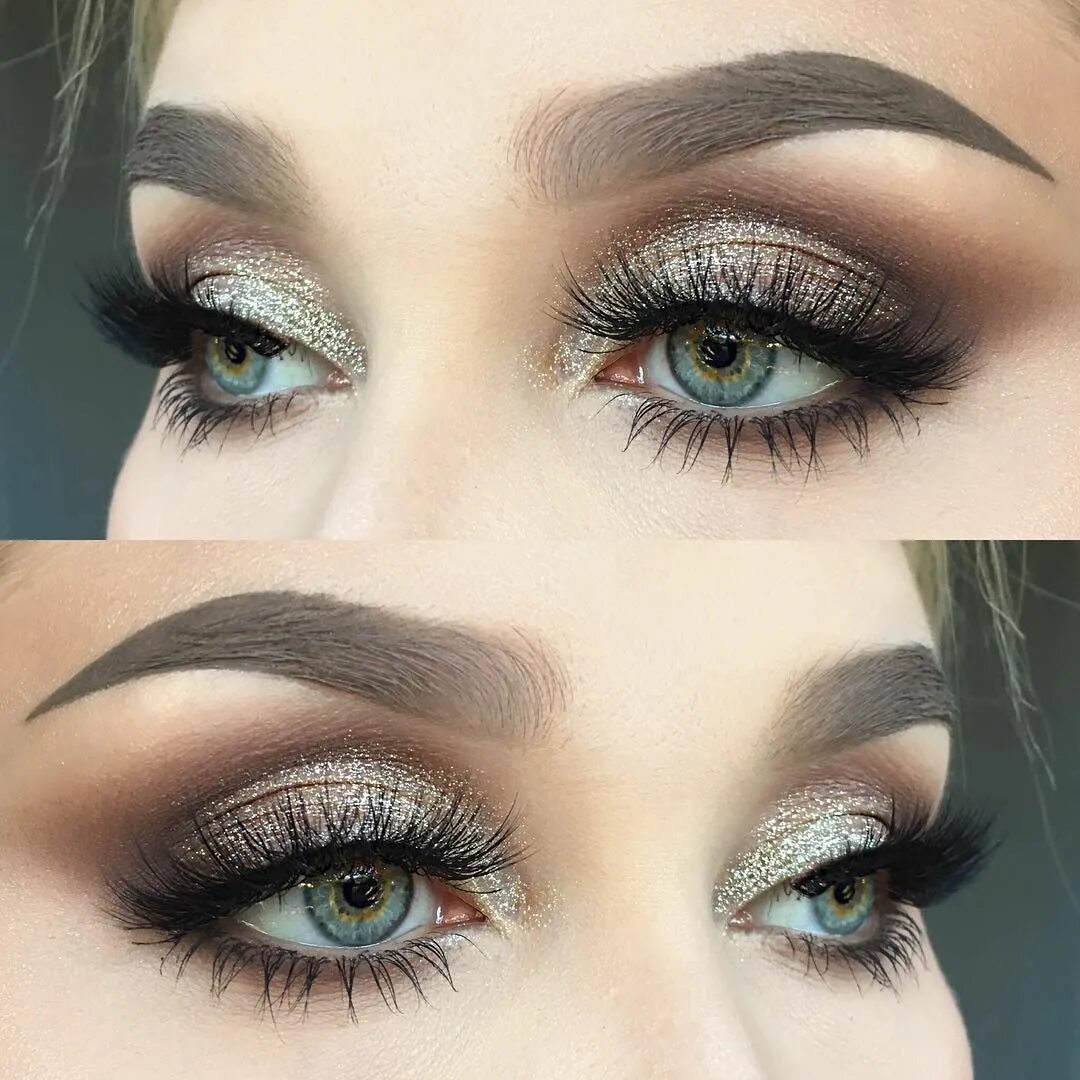 Макияж для зеленых глаз серых волос Eye Makeup Inspiration by Helene Sjostedt
