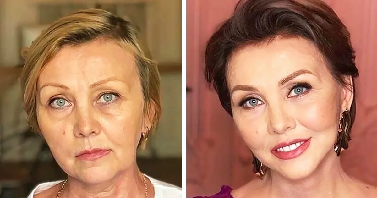 Макияж для женщины 45 лет А почему никто не предупредил?: Как выглядят женщины без макияжа
