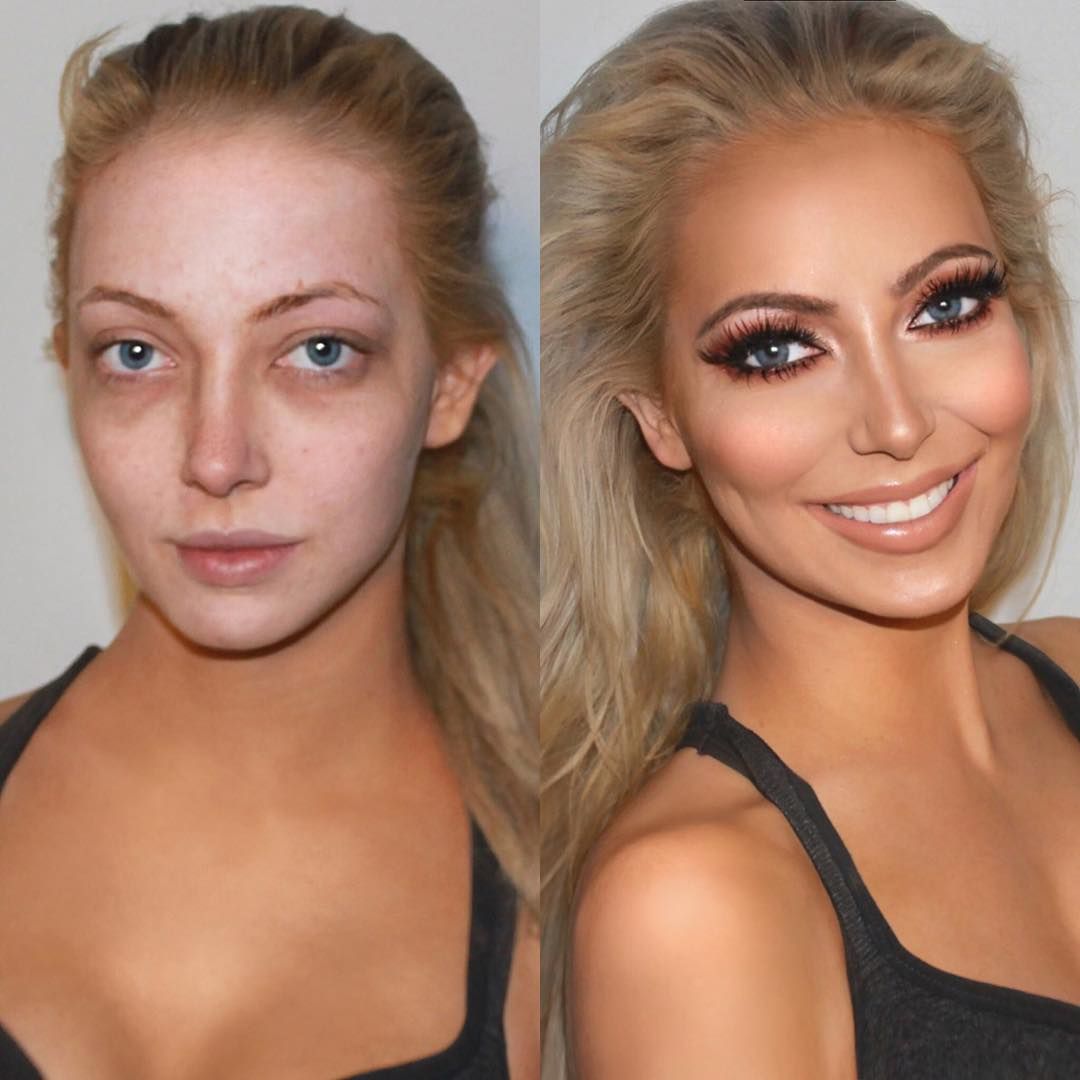 Макияж до и после See this Instagram photo by @jadeywadey180 * 16.6k likes Makeup makeover, Contou