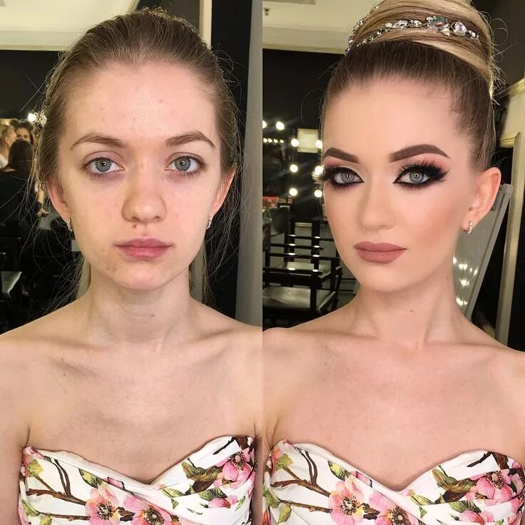 Макияж до и после Pin by Tazz on makeup Amazing makeup transformation, Makeup transformation, Amaz