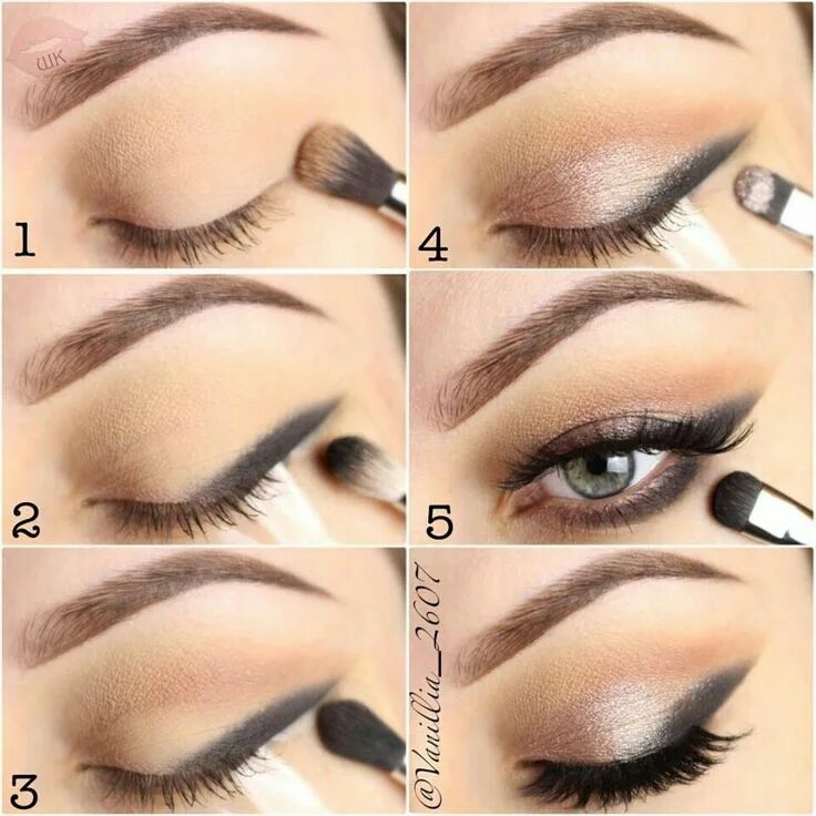 Макияж дома пошагово для начинающих Pin on Beautiful Makeup Makeup tutorial eyeliner, No eyeliner makeup, Smokey eye
