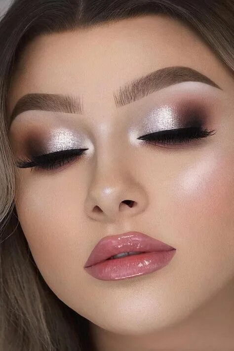 Макияж дону 10 популярных идей на тему "pink silver makeup" для вдохновения