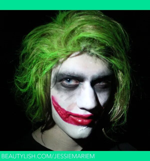 Макияж джокера Joker Halloween Makeup! Jessie A.'s (JessieMariem) Photo Beautylish