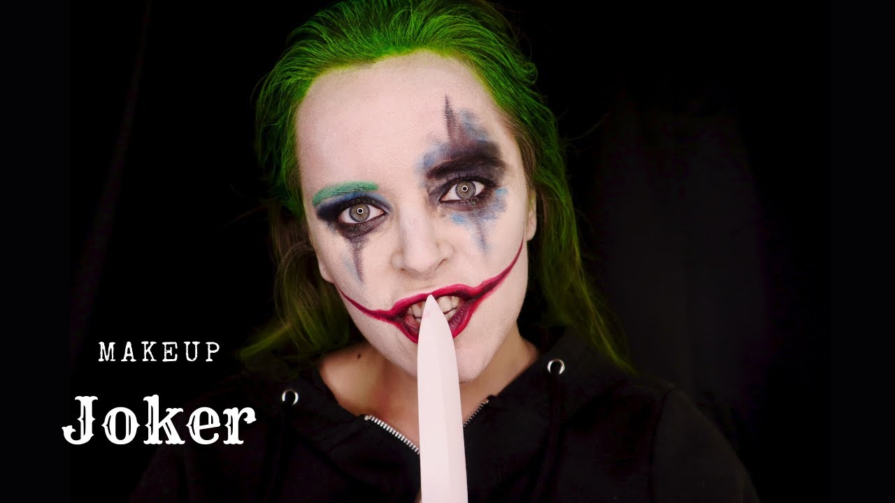 Макияж джокера JOKER MAKEUP HALLOWEEN 2021 Facile à faire - Elora - YouTube