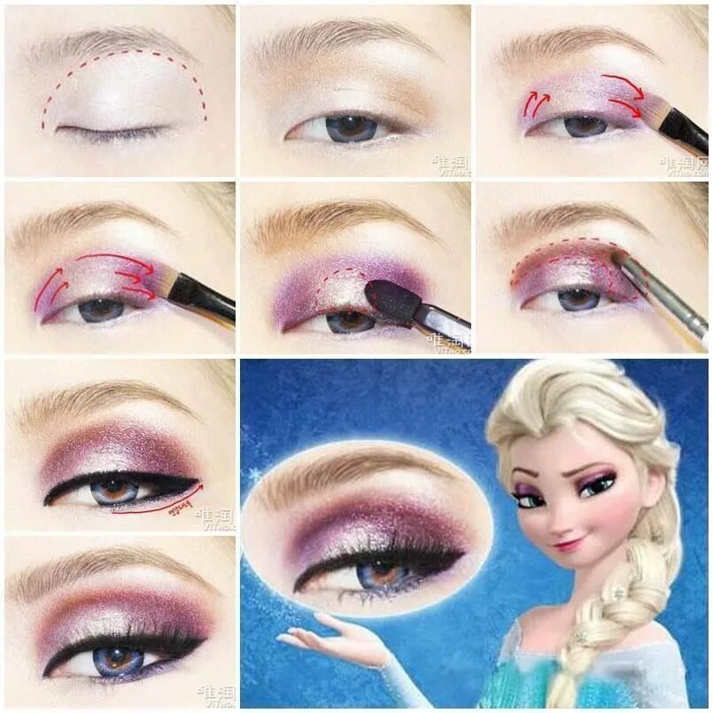Макияж эльзы Pin on ❄ ️Frozen and Jelsa ❄ Frozen makeup, Disney princess makeup, Elsa makeup