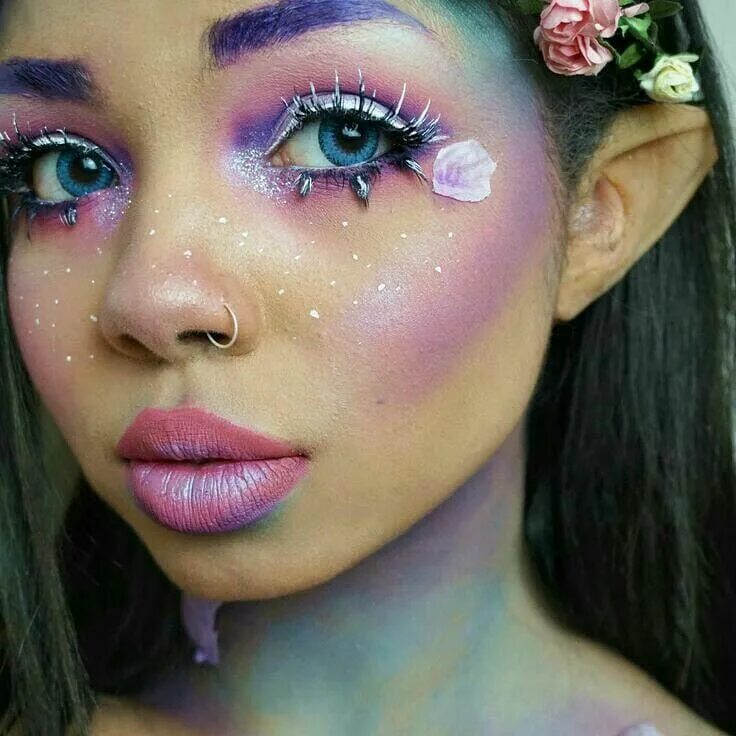 Макияж феи легкий Pin on Artworks Fairy makeup, Halloween makeup diy, Fantasy makeup