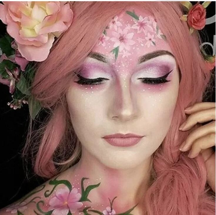 Макияж феи легкий Pin by Chelsea Fletcher on Halloween ideas hair make up Fantasy makeup, Fairy ma