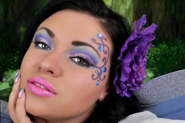 Макияж феи легкий Fun with Nancy: Fairy Tutorial Fairy makeup, Fantasy makeup, Makeup