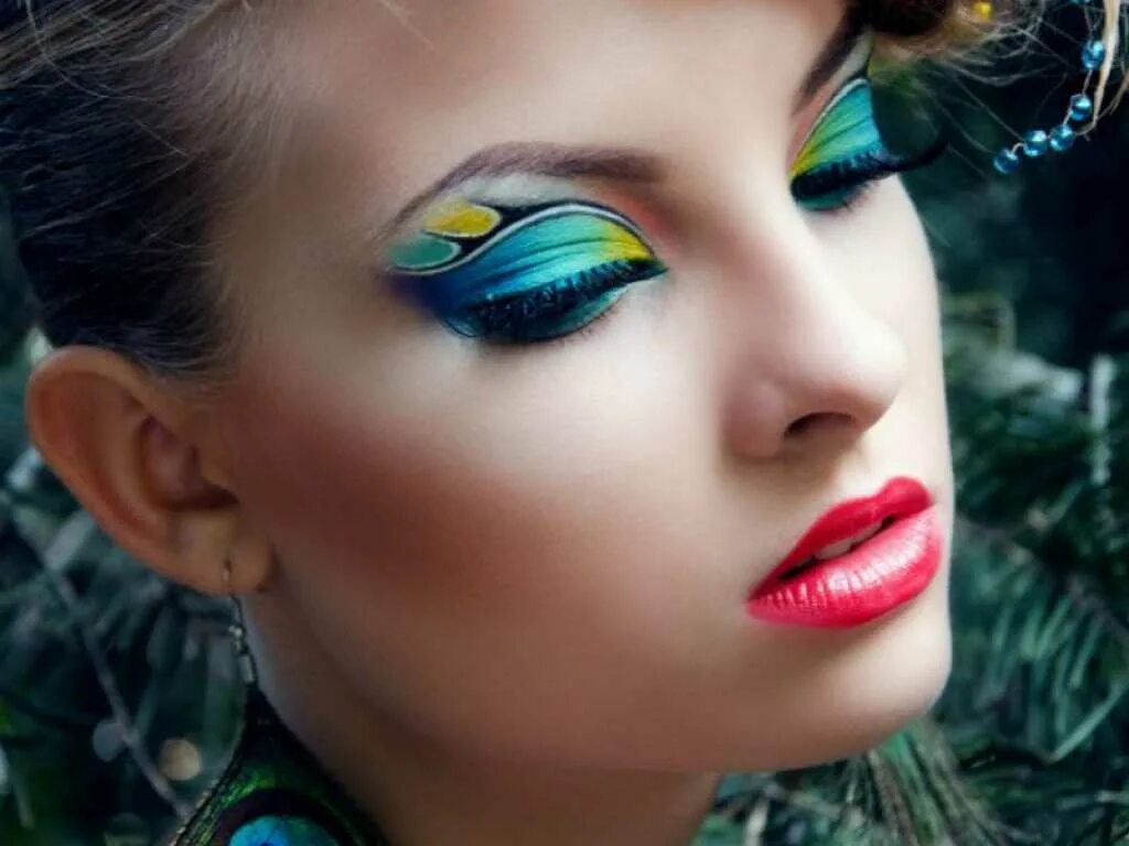 Макияж фото работ Фантазийный Make Up макияж фотосессия в дар (Москва). Дарудар