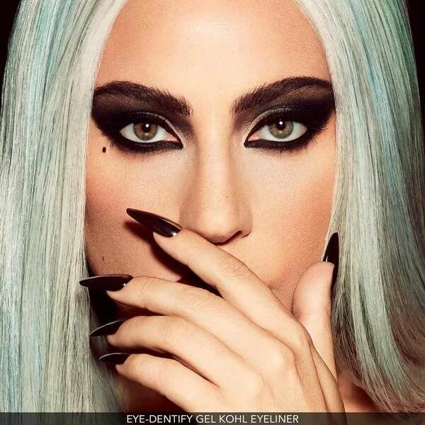 Макияж гаги OPTIC INTENSITY ECO EYELINER Lady gaga makeup, Gaga, Kohl eyeliner