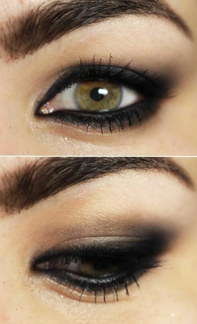 Макияж глаз черным карандашом Temporariamente Indisponível Dark makeup, Makeup eyeliner, Eye makeup