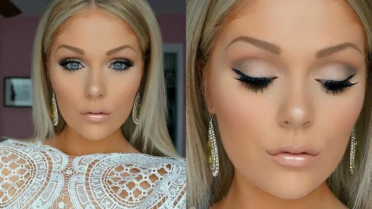 Макияж глаз для блондинок пошагово Bridal Makeup Tutorial 2016 Wedding Makeup Wedding makeup tutorial, Bridal makeu