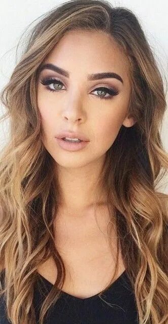 Макияж глаз для русых волос Green Eyes Makeup Inspiration
