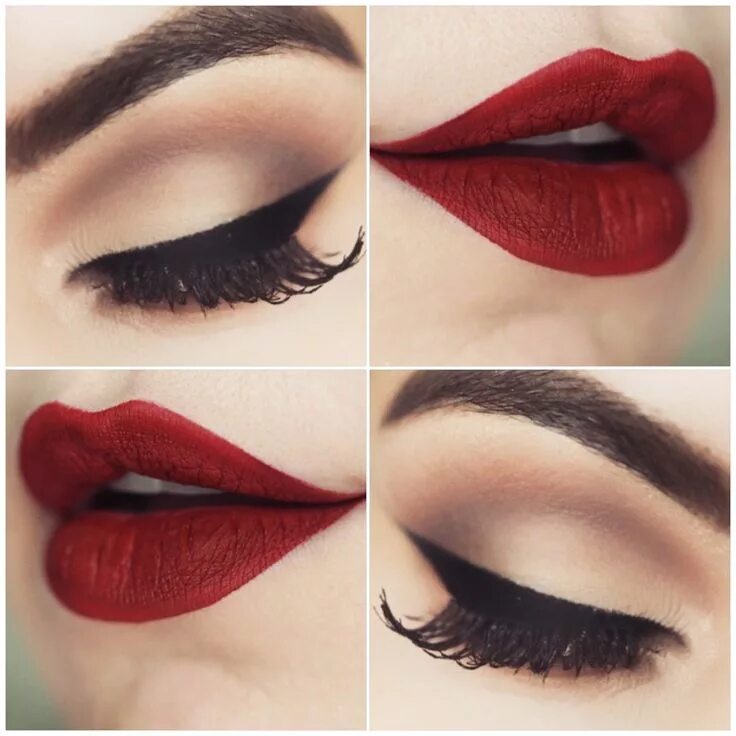 Макияж глаз и губ As maquiagens mais bonitas da Adele Classic makeup looks, Red lip makeup, Classi