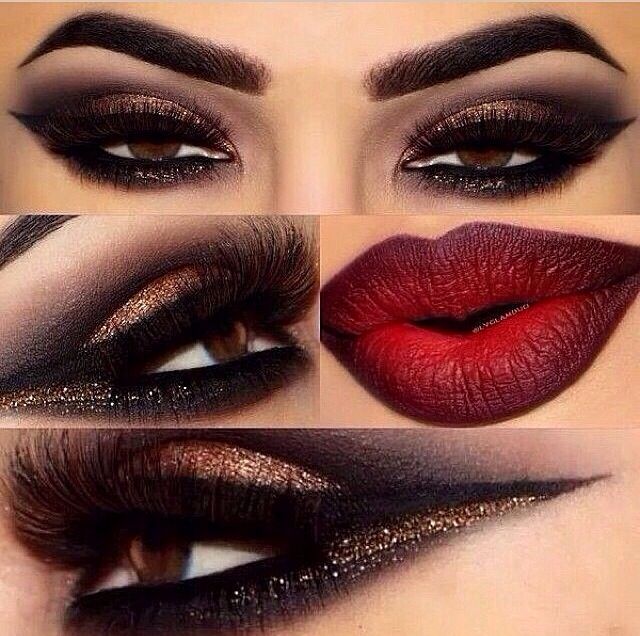 Макияж глаз и губ Pin by Paola Aragon on Makeup Glitter makeup, Eye makeup, Makeup