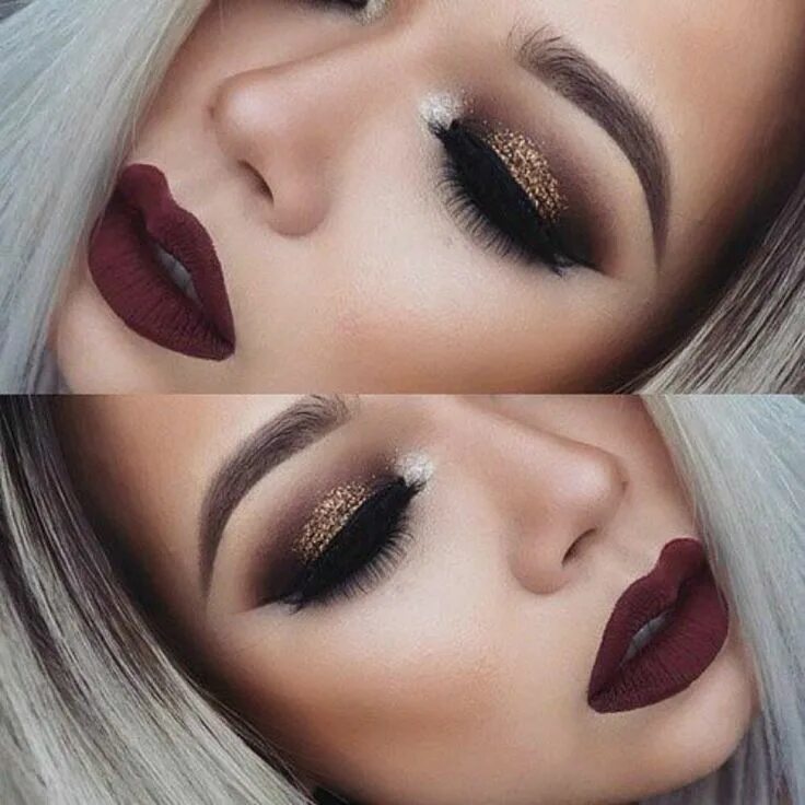 Макияж глаз и губ 15 Tutoriales de maquillaje de noche que te harán lucir perfecta en cualquier ev