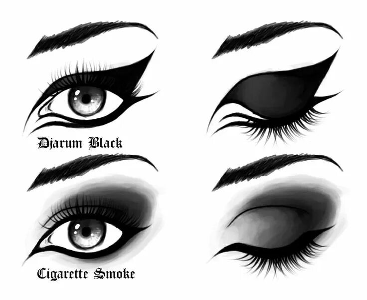 Макияж глаз карандашом Want to do this someday Eye makeup, Goth eye makeup, Makeup inspiration