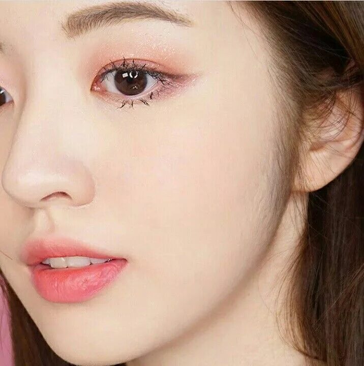 Макияж глаз корейских девушек ป ก พ น โ ด ย monstie 핑크 ใ น Makeup แ ต ง ต า