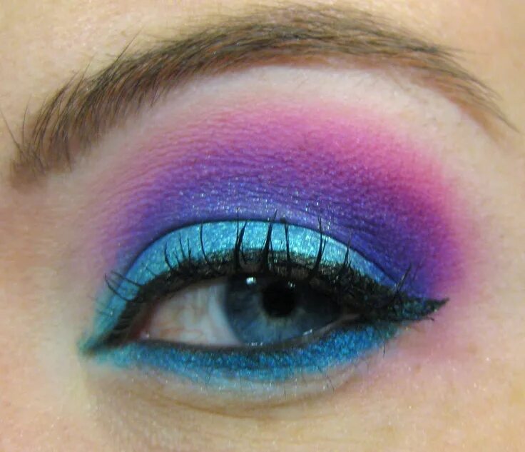 Макияж глаз красками Cotton Candy Popsicle! Makeup looks, Makeup, Cotton candy makeup