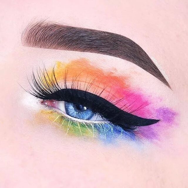 Макияж глаз красками Pin on Hair/Makeup/Nails