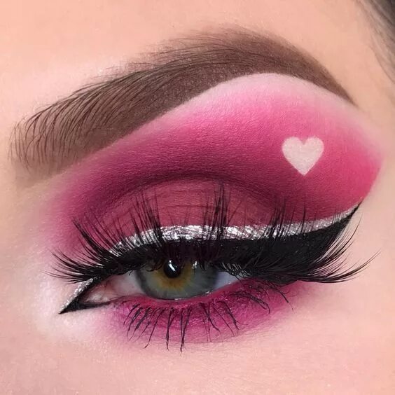 Макияж глаз красками 25+ Valentine's Day Makeup Look Ideas Idee per il trucco, Trucco occhi, Trucco d