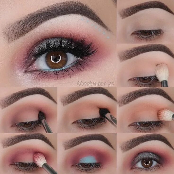 Макияж глаз легкий для детей Pin on Manicure i make-up Eye makeup, Eye makeup steps, African american lipstic